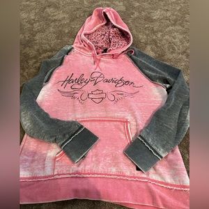Harley-Davidson hoody, pink label
